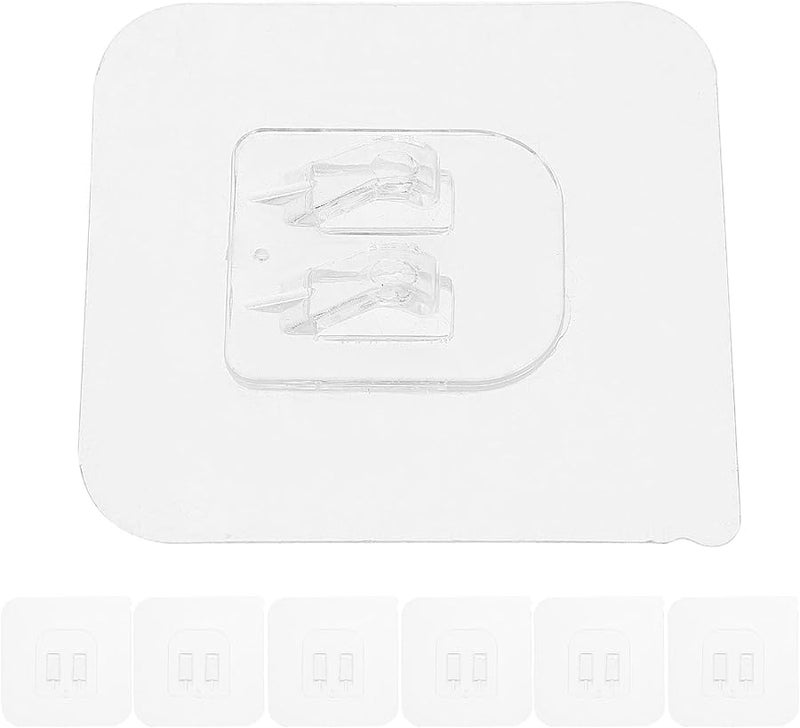 Strong Sticky Wall Hooks 20 Pack Punch Free Shower Towel Hooks For Bathroom Home Organization - Image 1